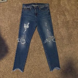 Gap True Skinny Deconstructed Jeans Size 30R